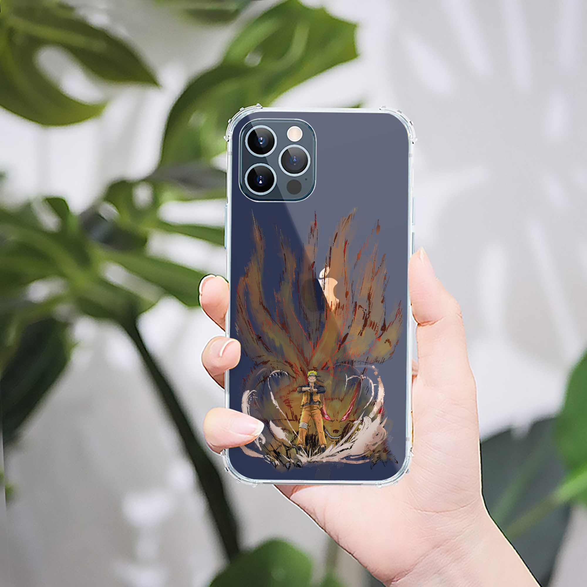 （画像用） NARUTO -ナルト- うずまき ナルト Uzumaki Naruto 【iPhone 12シリーズ対応】透明スマホケース（クリアソフトケース）